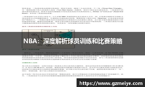 NBA：深度解析球员训练和比赛策略